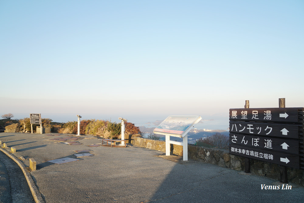 三重縣伊勢景點,伊勢神宮,朝熊山頂展望台,天空のポスト,天空的郵筒,伊勢市夜景