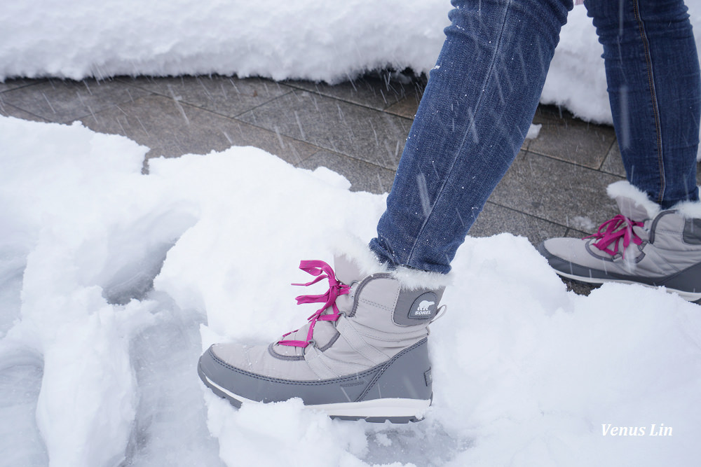 日本下雪怎麼穿衣服,雪地穿搭,雪地防滑鞋子選擇,JILLSTUART,KEEN雪鞋,SOREL雪鞋,EMU雪靴,KENZO後背包,三宅一生BAOBAO