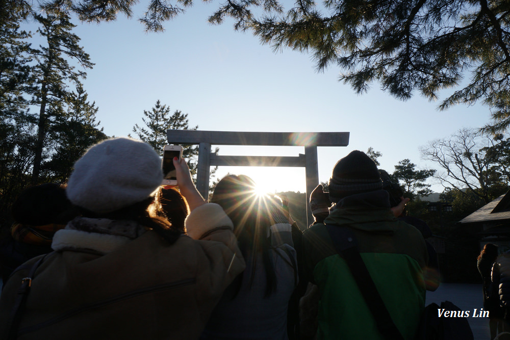 伊勢神宮日出,神秘的太陽神傳說日出,宇治橋日出,期間限定日出,伊勢神宮