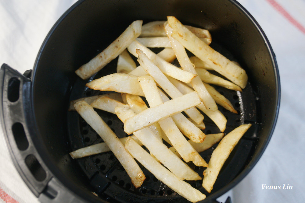 氣炸鍋食譜,氣炸薯條,新鮮馬鈴薯做成薯條,氣炸薯條食譜