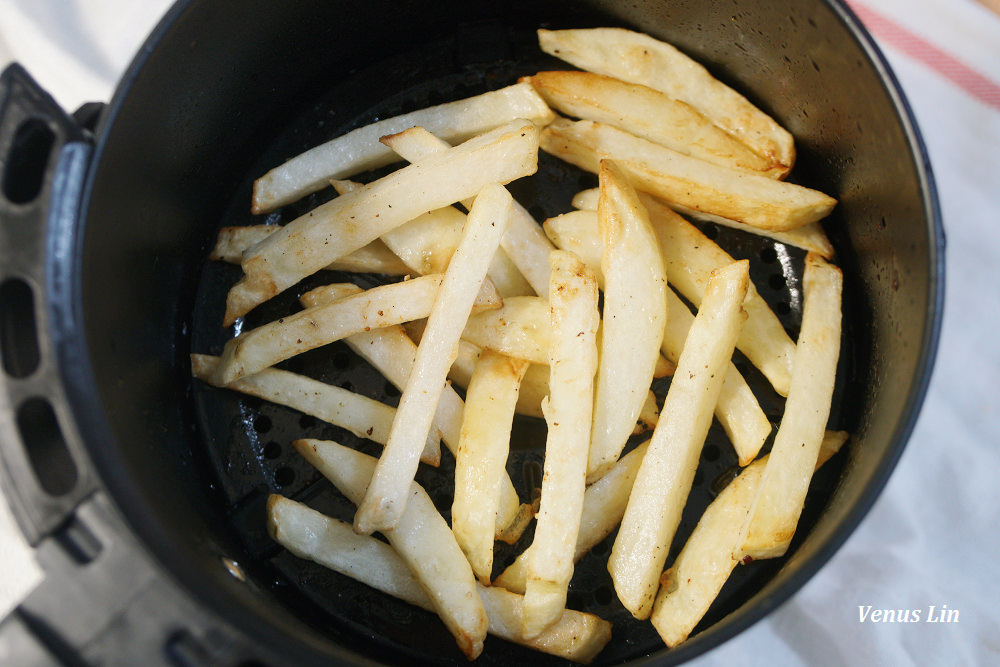 氣炸鍋食譜,氣炸薯條,新鮮馬鈴薯做成薯條,氣炸薯條食譜