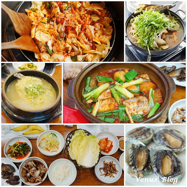 【濟州島美食推薦】豬肉湯麵、韓式海鮮餐、韓式海鮮鍋、鮑魚人蔘雞及辣炒雞肉