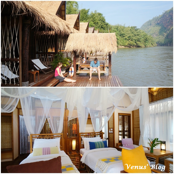 【泰國/桂河】The Float House River Kwai – 浪漫的河上渡假屋、超適合情侶夫妻或是來度蜜月